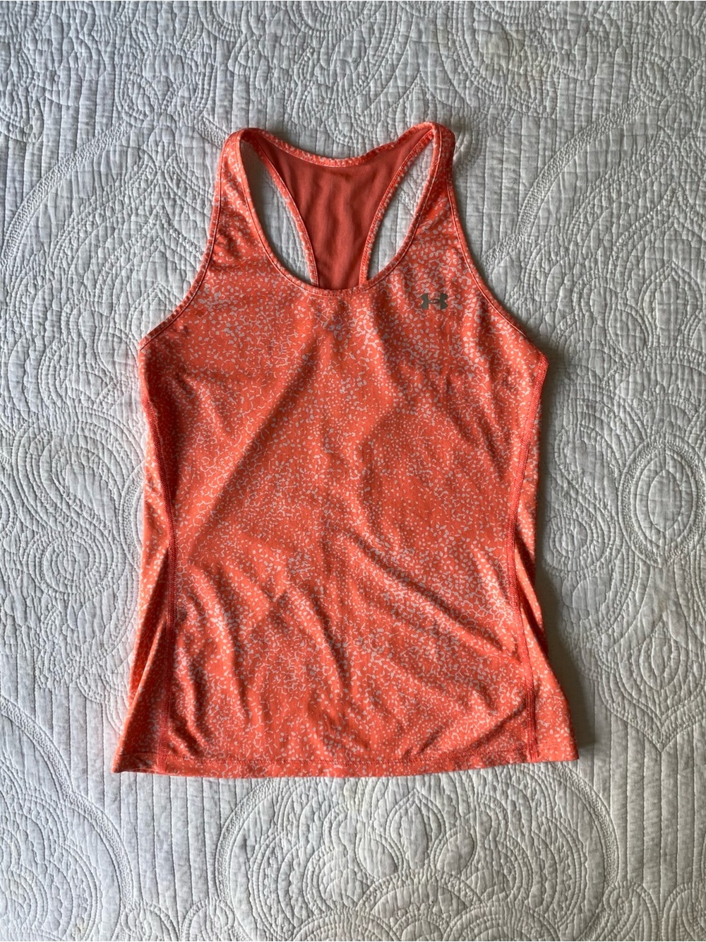 Under Armour Coral Speckled Racerback Tank Top